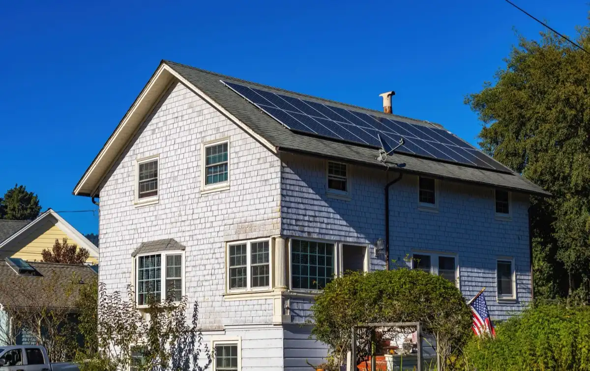 Shingle roof on a house in Redding, CA, where a leak claim turns on whether the roof was broken or simply worn out